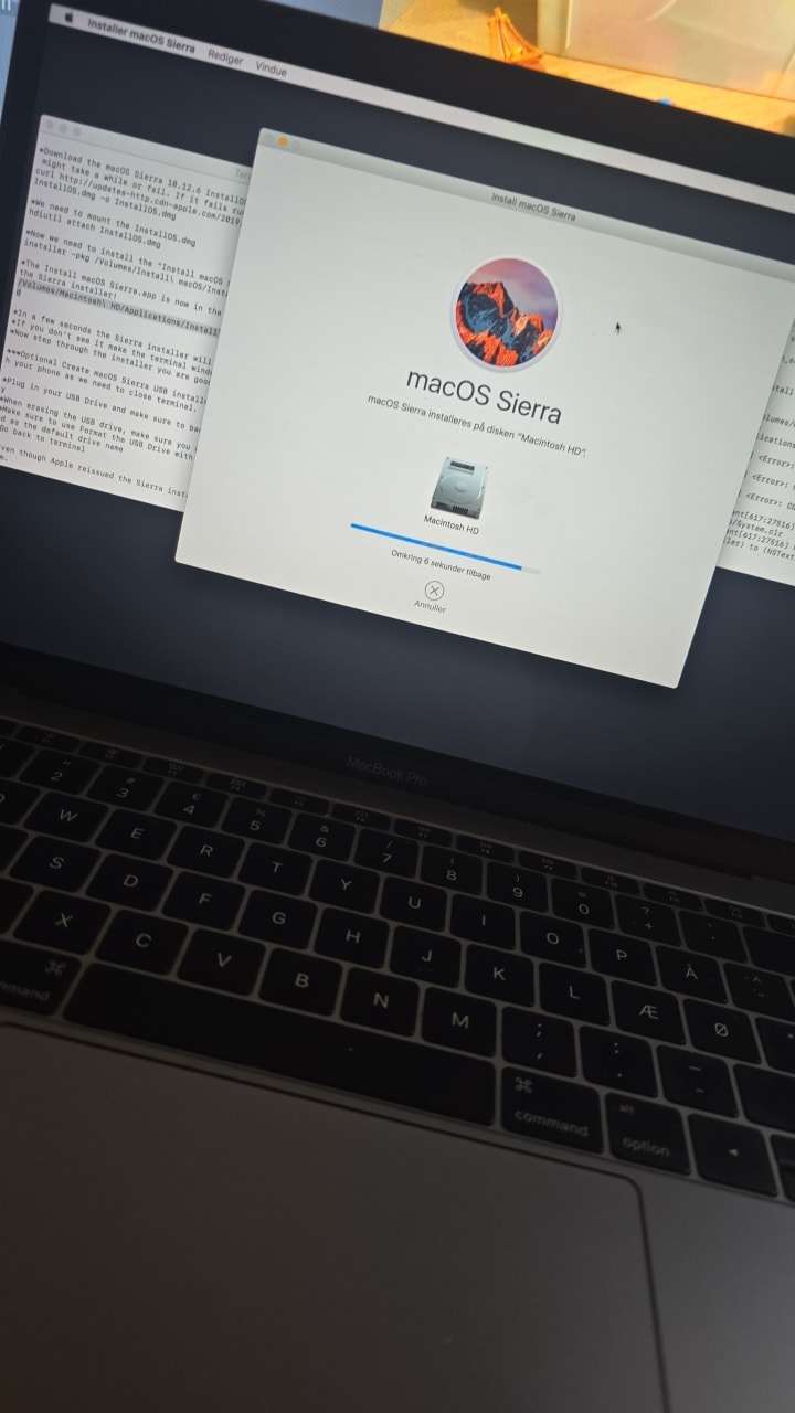 macOS Sierra – "No bag entry" fejl - billede 2